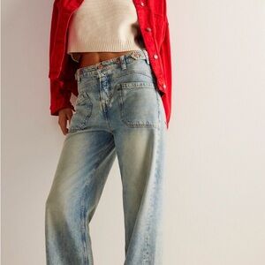 Free People Palmer Cuffed Jeans